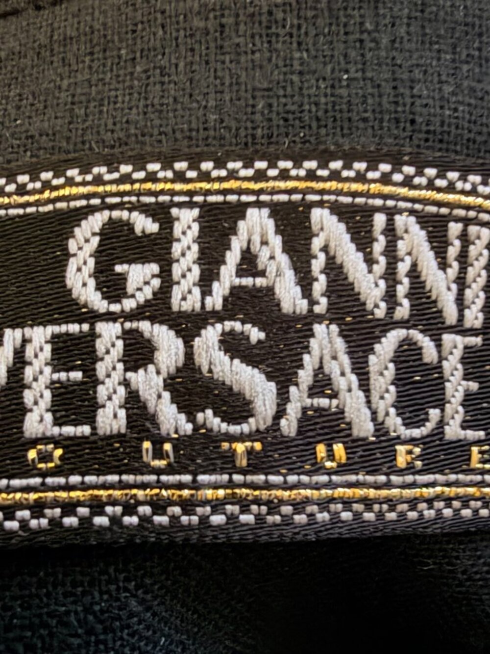 GIANNI VERSACE NEW LARGE BLACK LEATHER "MEDUSA" BACKPACK - Picture 14 of 15